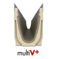 Section optimisée sur la gamme caniveaux en béton polymère MULTIV+ sans pente. Classés jusqu’à D400 - Batiweb