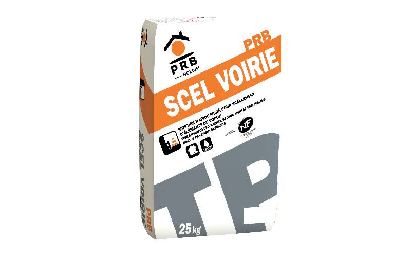 PRB SCEL VOIRIE & SCEL VOIRIE EXPRESS : mortier rapide fibré pour scellement d'éléments de voirie spécial basse température - Batiweb