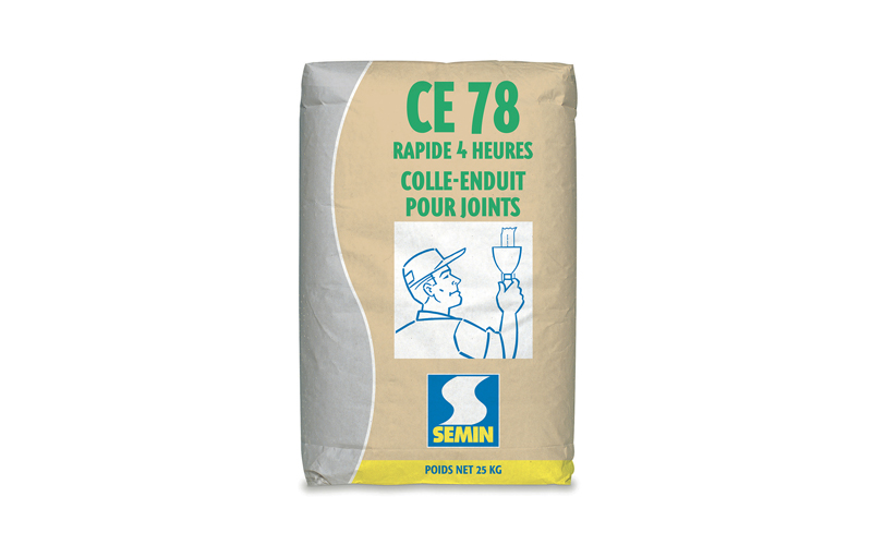 CE 78 4H : Enduit pour joints de plaques de plâtre - Batiweb