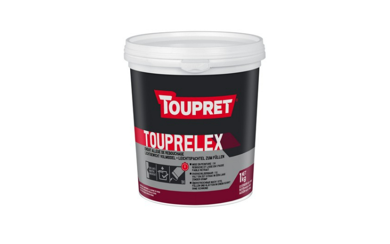 TOUPRET TOUPRELEX, Enduit allégé de rebouchage en pâte, extérieur, pour application manuelle - Batiweb