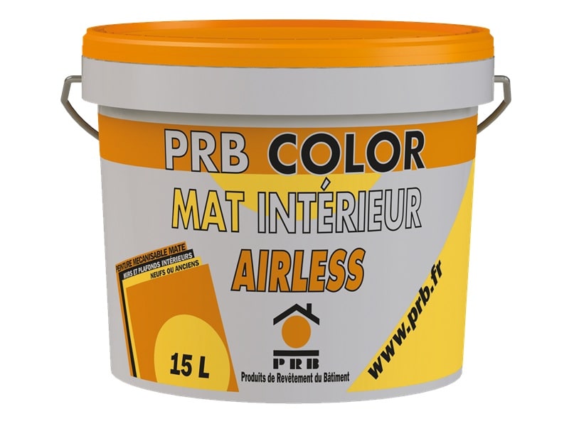 PRB COLOR MAT INTÉRIEUR AIRLESS, peinture mate spécial airless - Batiweb