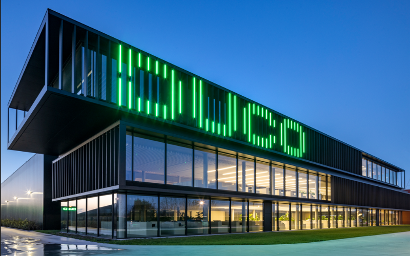 DucoSun Cubic Design | Lames brise-soleil à LED intégrées - Batiweb