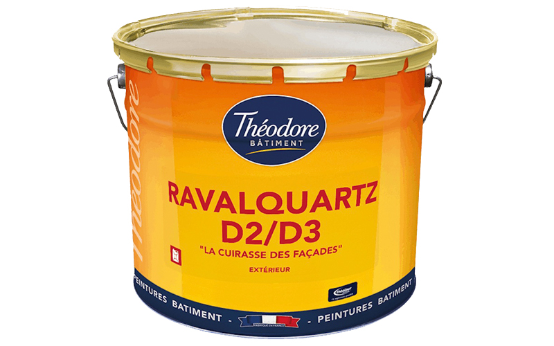 RAVALQUARTZ D2/D3 : revêtement semi-épais pour la décoration des façades - Batiweb