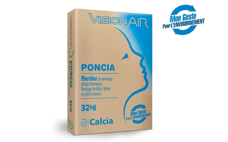 VisionAIR Poncia, mortier de montage allégé - Batiweb