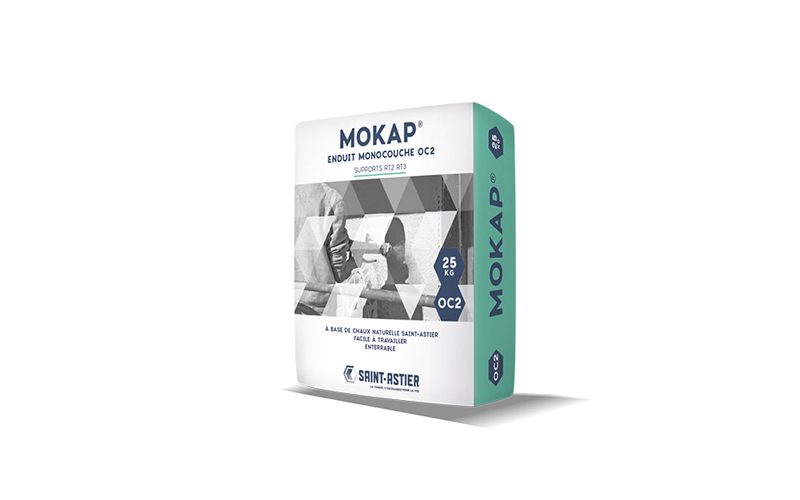 MOKAP® - Enduit monocouche OC2 - Supports RT2 et RT3 - sac de 25 kg - Batiweb