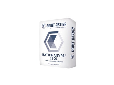 Chaux pour béton et mortier de chanvre : BATICHANVRE® ISOL