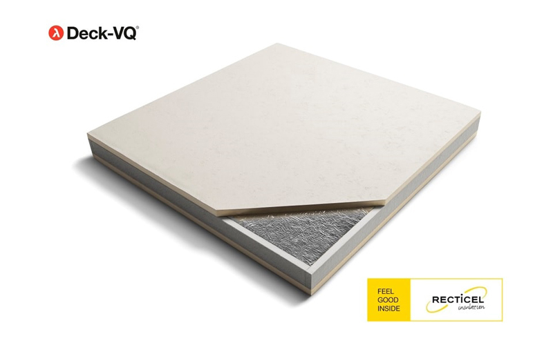 Deck-VQ®, dalle d’isolation haute performance sous vide d’air, ultra-mince pour toitures plates et terrasses - Batiweb