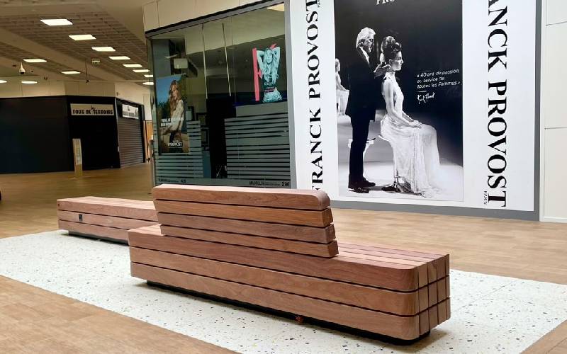 MODULO Green : le mobilier urbain en bois massif aux multiples configurations - Batiweb