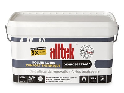 Alltek Roller LG400, l'enduit de dégrossissage très isolant