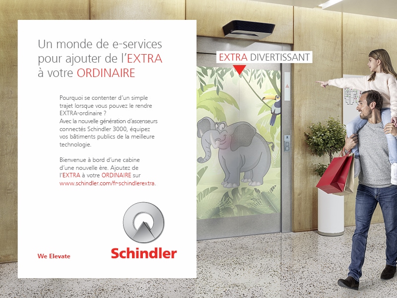 Schindler EXTRA : Découvrez le Schindler 3000, l’ascenseur d’une nouvelle ère adapté à votre hôtel ! - Batiweb