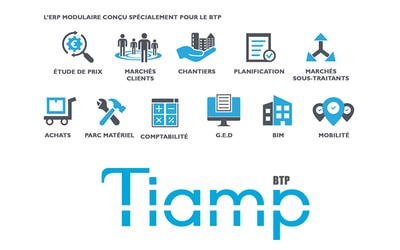 Tiamp, solution intégrée de gestion pour les Entreprises générales, Gros oeuvre et...