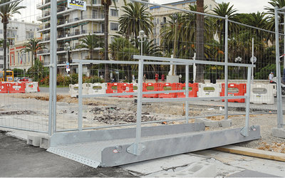 Passerelle de chantier