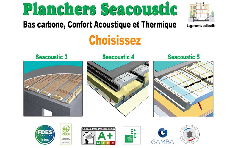Planchers Seacoustic 3, 4, 5 : Choisissez - Batiweb