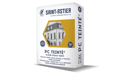 PC TEINTÉ® - Mortier de plâtre chaux teinté - Sac de 30 kg