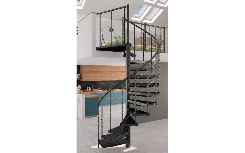 SPIRANOMÉTAL : escalier en acier pour une touche de modernité tout en élégance - Batiweb