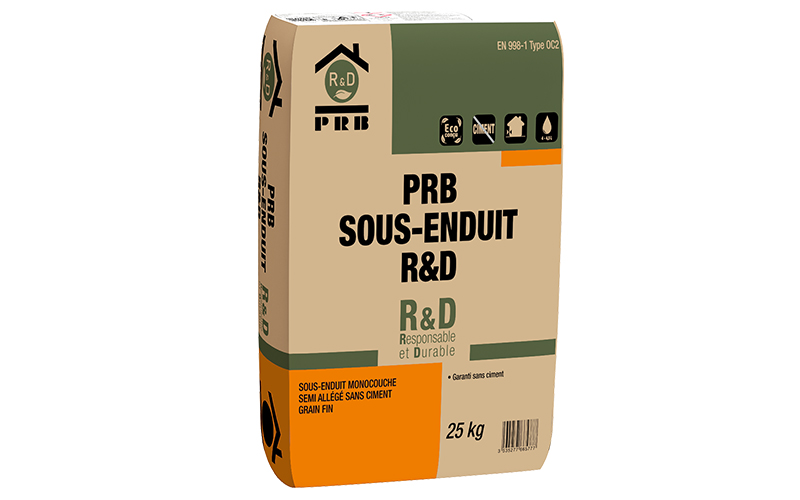 PRB SOUS ENDUIT R&D : sous enduit monocouche semi allégé éco conçu grain fin - Batiweb