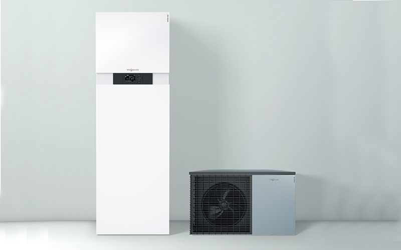 Vitocal 222-S : pompe à chaleur compacte split air/eau
