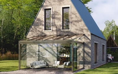 SDL ALERIO : toit de terrasse aluminium sans isolation thermique