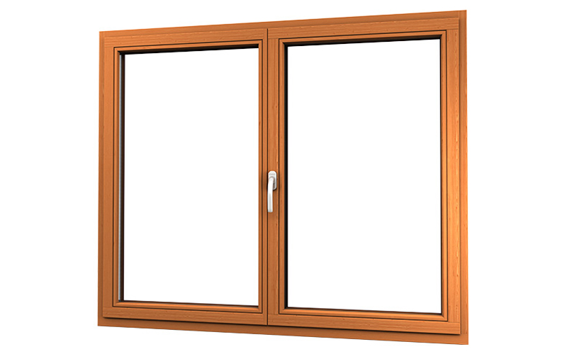 fenêtre en bois-aluminium DDF-78AL avec poignée SECUFORTE - Batiweb