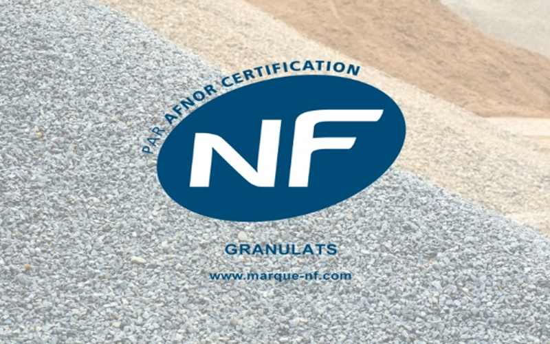Certification NF - Granulats (NF041) - Batiweb