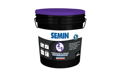 SEMIN 2 EN 1 G&L : Enduit Airless de garnissage et lissage