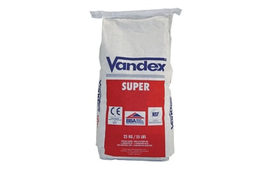 VANDEX SUPER : ciment imperméabilisation par cristallisation du béton