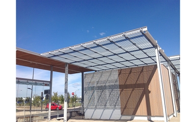 Caillebotis pour brise soleil