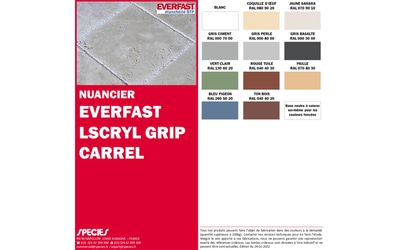 Étanchéité antidérapante sous carrelage - EVERFAST® LSCRYL GRIP CARREL