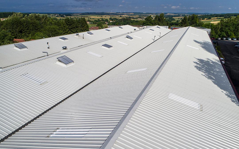 Panneau sandwich de toiture JI Vulcasteel Roof - Batiweb