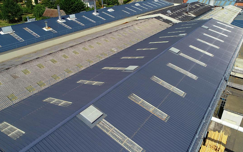 Panneau sandwich de toiture JI Vulcasteel Roof - Batiweb