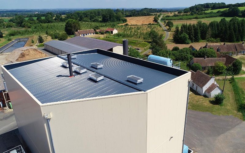 Panneau sandwich de toiture JI Vulcasteel Roof - Batiweb