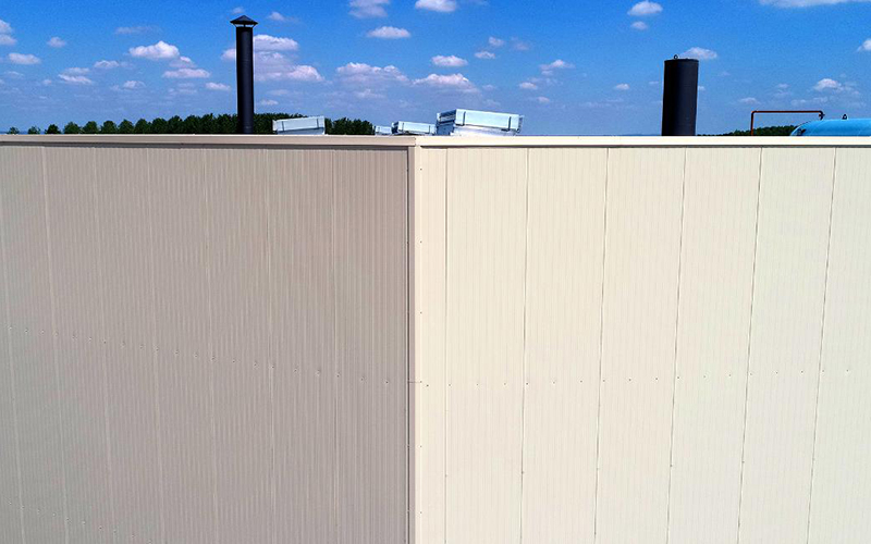 Panneau sandwich de bardage JI Vulcasteel Wall - Batiweb