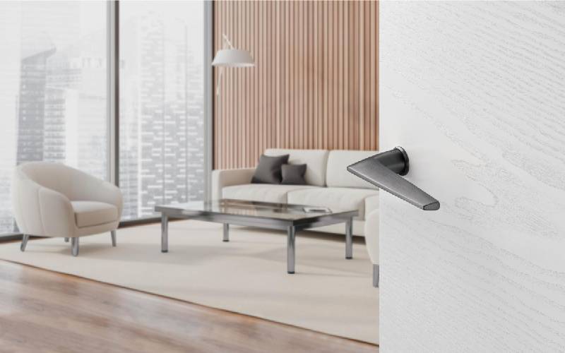 Poignées de porte avec mini‑rosace – design, couleurs et minimalisme - Batiweb