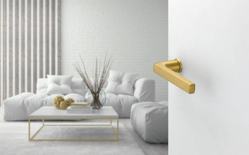 Poignées de porte avec mini‑rosace – design, couleurs et minimalisme - Batiweb