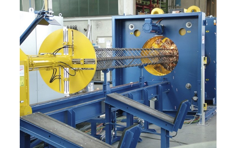 Machine pour la production d’armature rectangulaire et circulaire pour piliers de construction - Batiweb