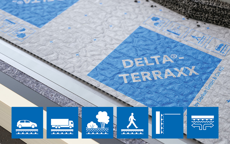DELTA-TERRAXX : géocomposite drainant polyvalent, maîtriser l'eau autour de la construction - Batiweb