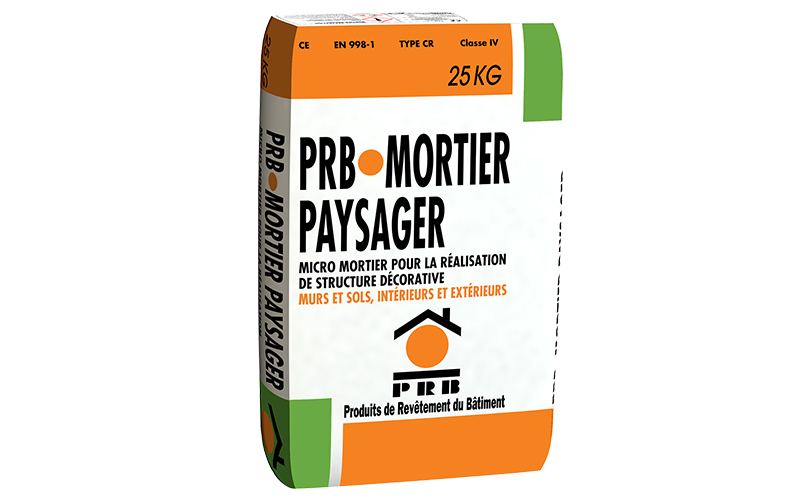 PRB MORTIER PAYSAGER : micro mortier pour la réalisation de structures décoratives - Batiweb