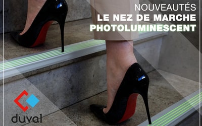 Nez de marche photoluminescent