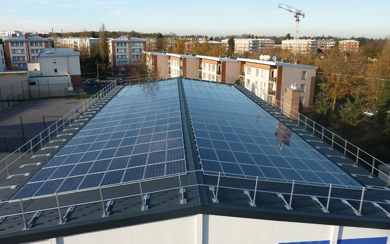 Opti'Roof : Kit de fixation photovoltaïque pour toiture Bac Acier - Batiweb