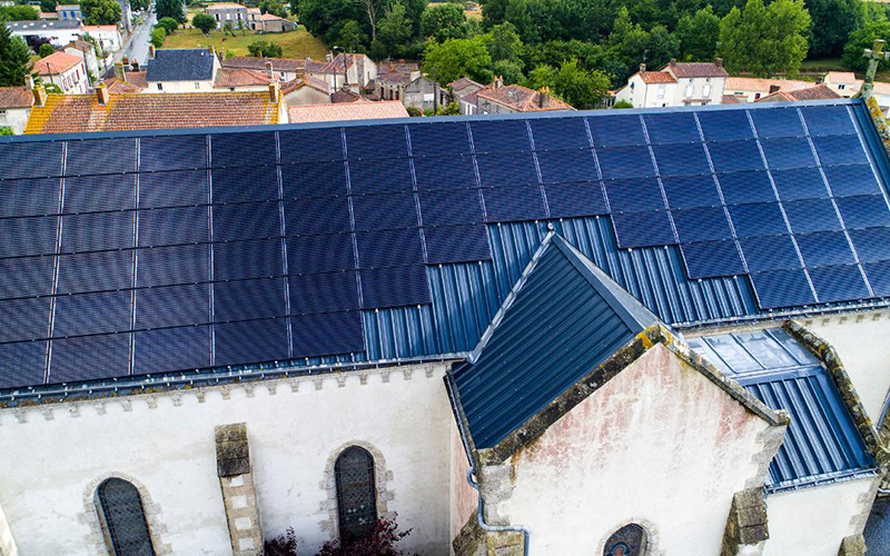 Opti'Roof : Kit de fixation photovoltaïque pour toiture Bac Acier - Batiweb