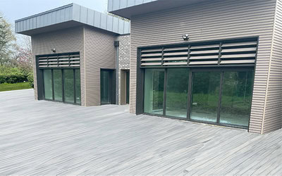 Brise-soleil à lames biosourcées - Gamme...