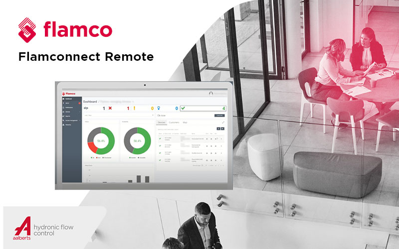 Flamconnect remote : plateforme digitale pour les installations de chauffage et de refroidissement - Batiweb