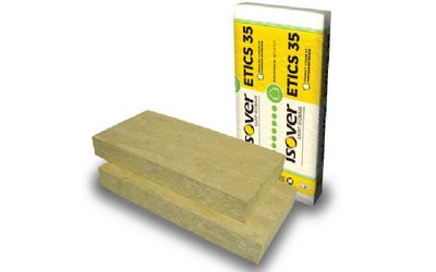 ETICS 35 : l'isolant en laine de roche pour l'isolation thermique par l'extérieur...