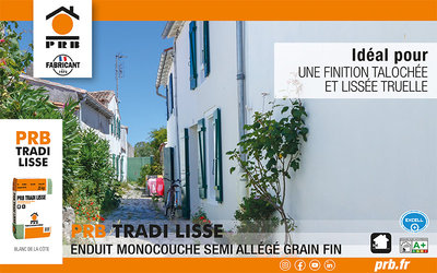 PRB TRADI LISSE : enduit monocouche semi...