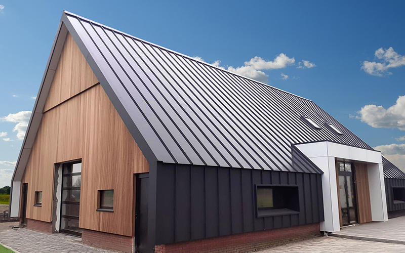 Panneau sandwich de toiture aspect joint debout : JI Vieo Roof 1050 - Batiweb
