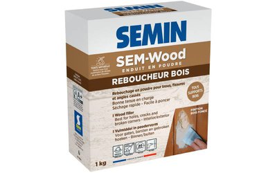 SEM WOOD POUDRE : enduit de rebouchage en...