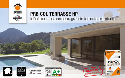 PRB COL TERRASSE HP : mortier colle haute...