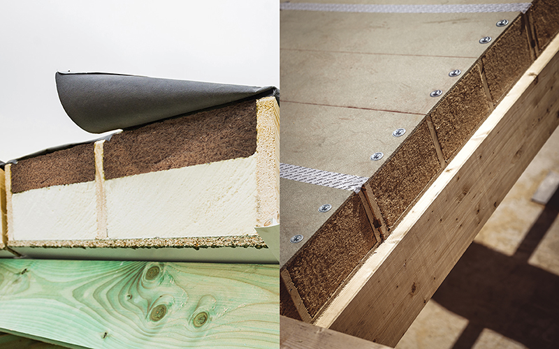 Gamme Usystem Spécial Eco-construction : panneaux de toiture avec de la fibre de bois - Batiweb