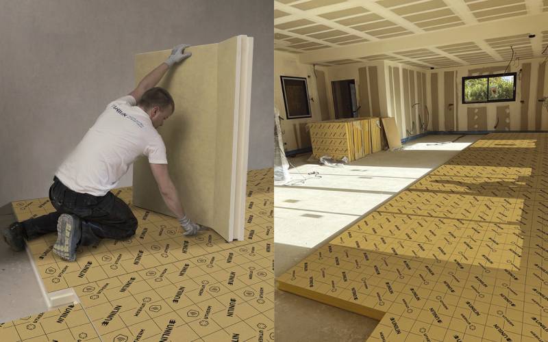 Utherm Floor K Comfort dB et Utherm Floor K : plaques isolantes en mousse de polyuréthane rigide - Batiweb