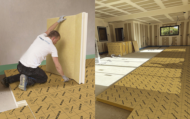 Utherm Floor K Comfort dB et Utherm Floor K : plaques isolantes en mousse de polyuréthane rigide - Batiweb